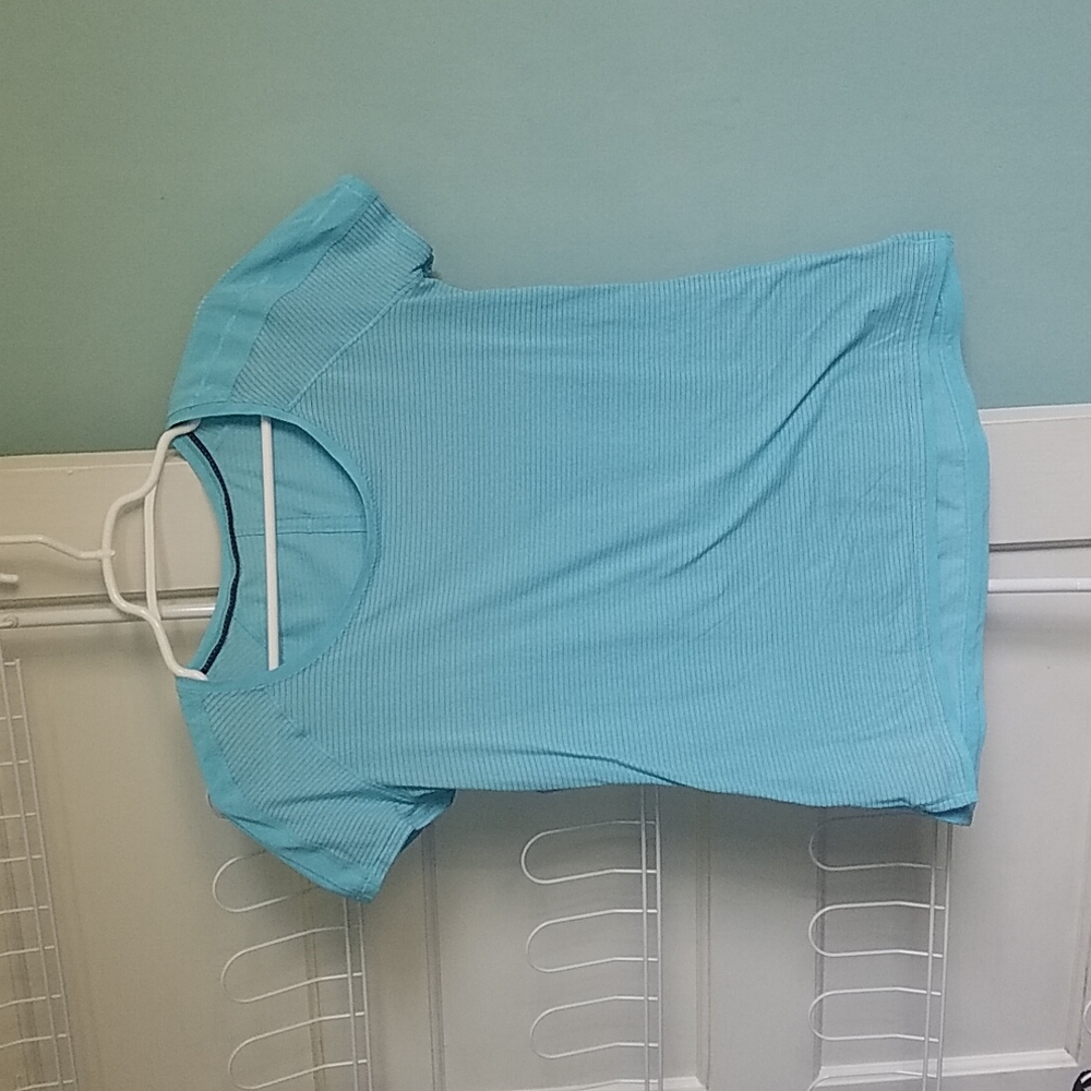 Lululemon Athletica Crew Neck Short Sleeve Tee Shirt-See Description & Pictured